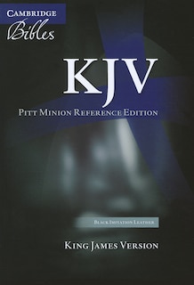 Kjv Pitt Minion Reference Bible, Black Imitation Leather, Kj442:x