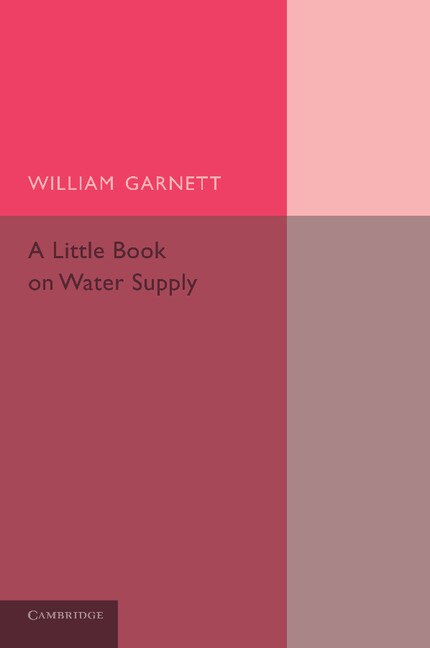 Front cover_A Little Book on Water Supply