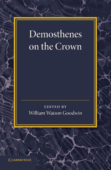 Couverture_Demosthenes On The Crown