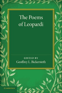 Front cover_The Poems Of Leopardi