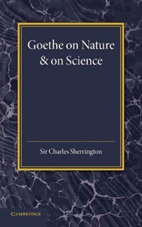 Couverture_Goethe On Nature And On Science