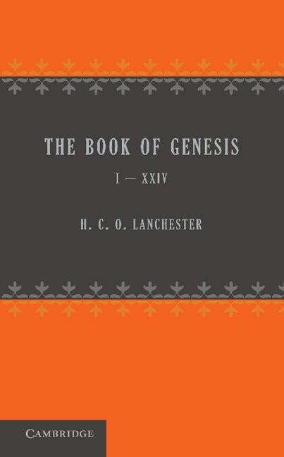 Front cover_The Book of Genesis 1–24