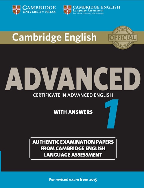 Couverture_Cambridge English Advanced 1 For Revised Exam From 2015 Student's Book With Answers