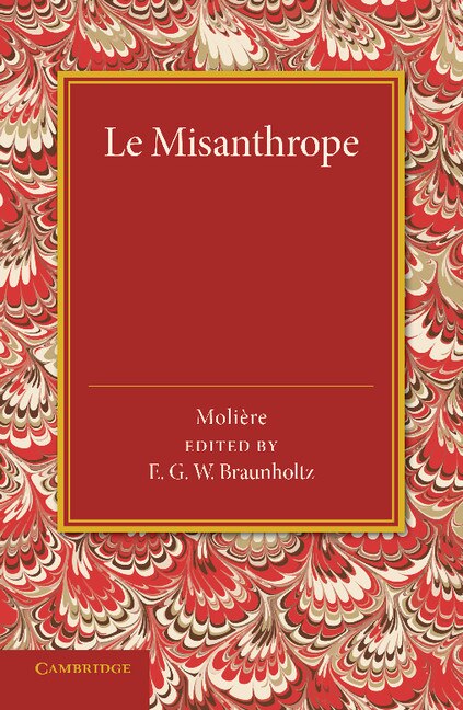 Front cover_Le Misanthrope