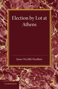 Front cover_Election By Lot At Athens