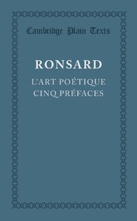 Couverture_L'art Poétique Cinq Prefaces