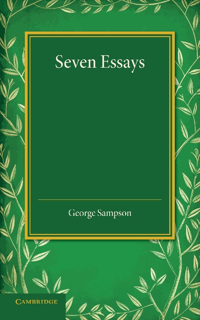 Front cover_Seven Essays