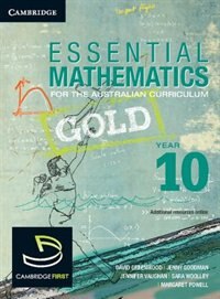 Essential Mathematics Gold For The Australian Curriculum Year 10 And Cambridge Hotmaths