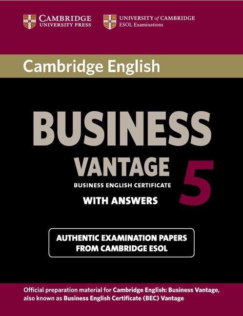 Front cover_Cambridge English Business 5 Vantage Student's Book With Answers