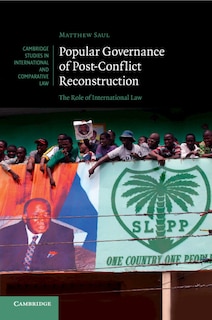 Front cover_Popular Governance Of Post-conflict Reconstruction