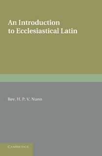 Couverture_An Introduction to Ecclesiastical Latin