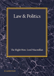 Front cover_Law And Politics