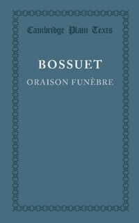 Front cover_Oraison Funebre