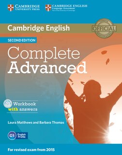 Couverture_Complete Advanced Workbook With Answers With Audio Cd