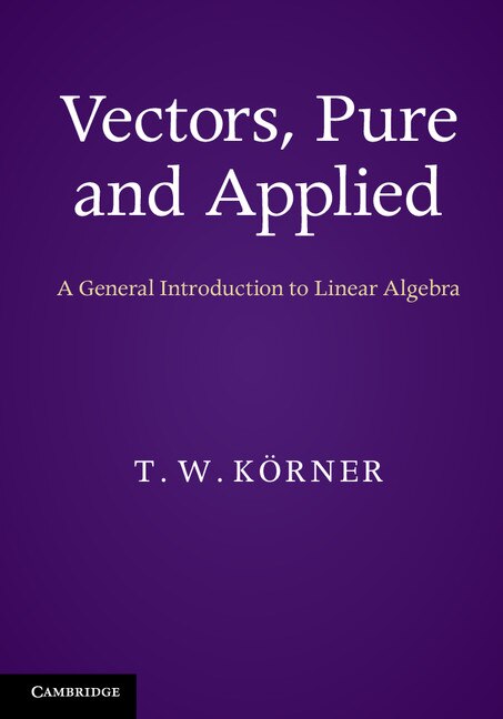 Front cover_Vectors, Pure and Applied