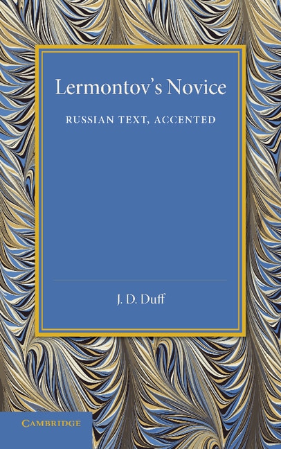 Front cover_Lermontov's Novice