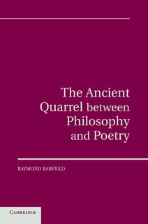 Front cover_The Ancient Quarrel Between Philosophy And Poetry