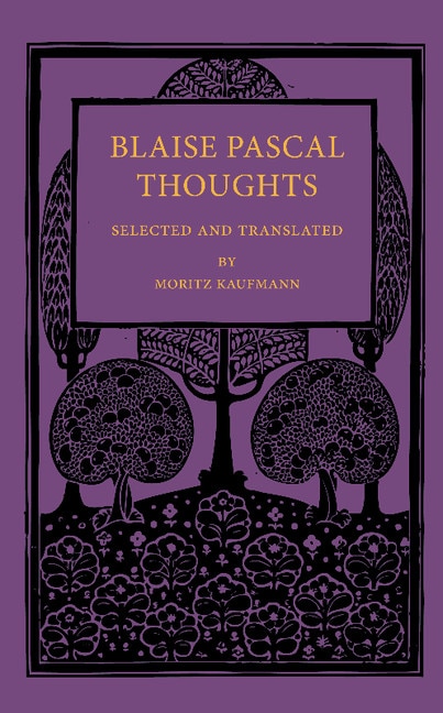 Front cover_Blaise Pascal Thoughts