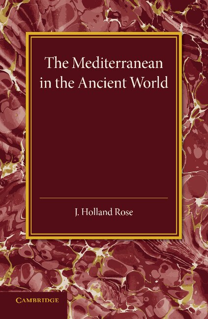 Front cover_The Mediterranean In The Ancient World