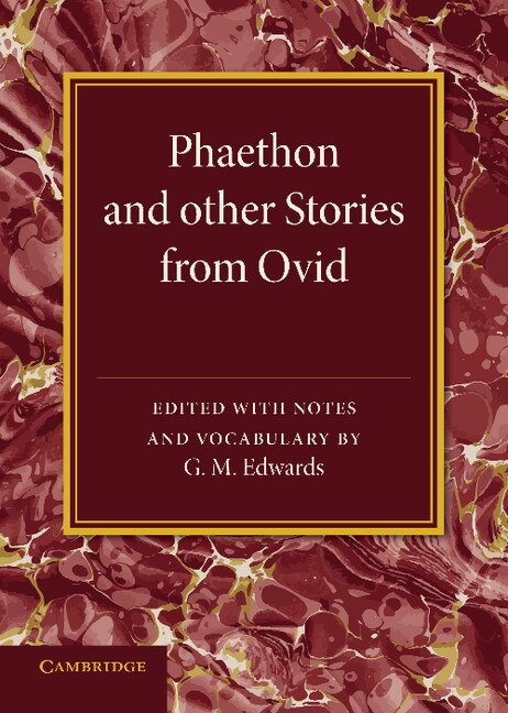 Couverture_Phaethon And Other Stories From Ovid