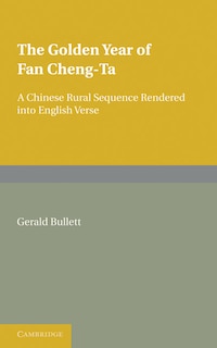 Front cover_The Golden Year of Fan Cheng-Ta