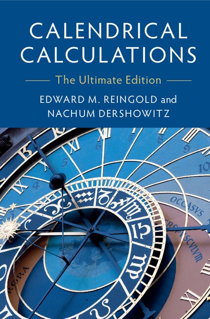 Front cover_Calendrical Calculations