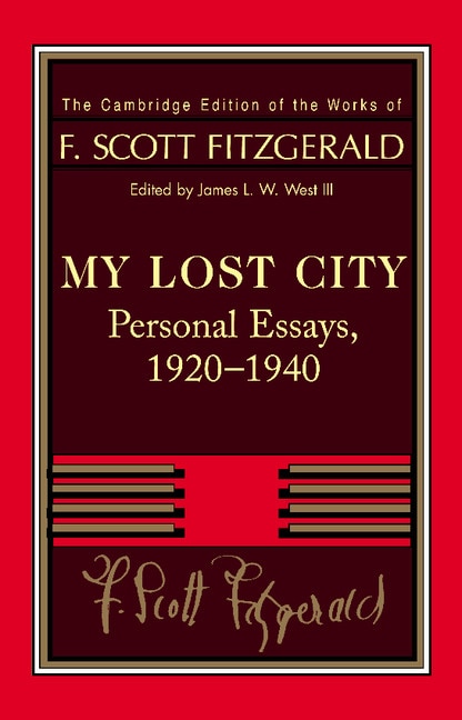 Front cover_Fitzgerald: My Lost City