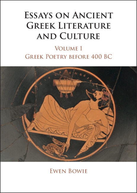 Front cover_Essays on Ancient Greek Literature and Culture