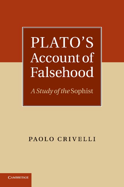 Front cover_Plato's Account Of Falsehood