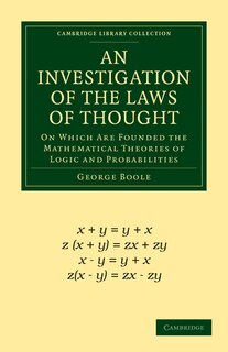 Front cover_An Investigation of the Laws of Thought