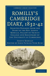 Couverture_Romilly's Cambridge Diary, 1832–42