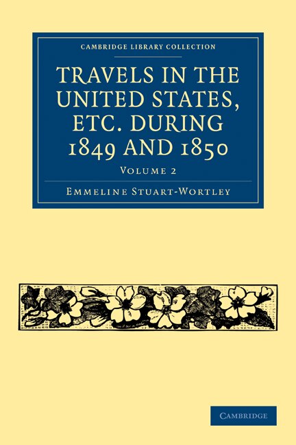 Couverture_Travels in the United States, etc. during 1849 and 1850