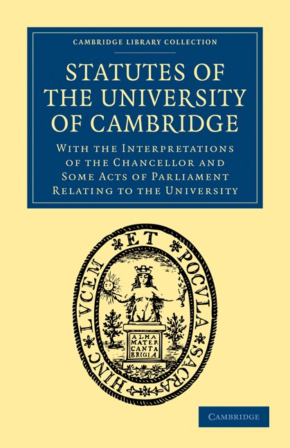 Couverture_Statutes of the University of Cambridge