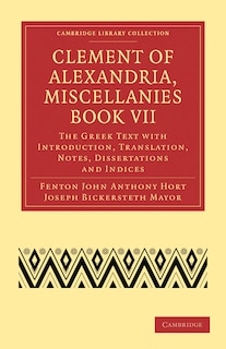 Front cover_Clement of Alexandria, Miscellanies Book VII