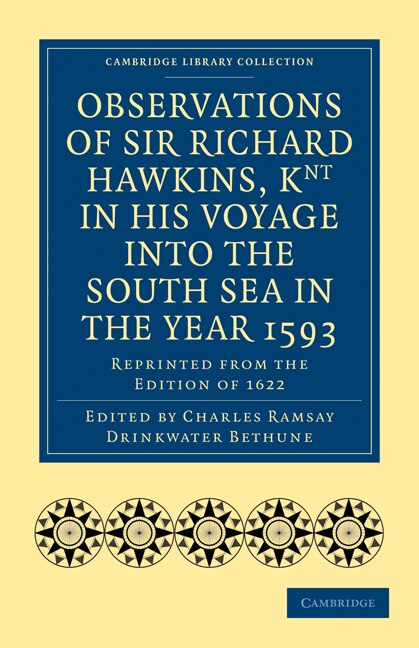 Front cover_Observations of Sir Richard Hawkins, Knt in His Voyage into the South Sea in the Year 1593