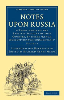 Couverture_Notes upon Russia