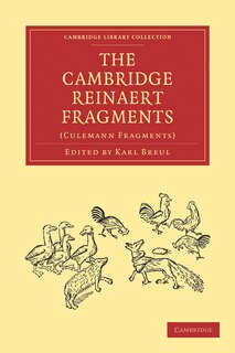 Couverture_The Cambridge Reinaert Fragments