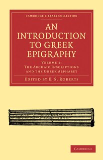 Front cover_An Introduction to Greek Epigraphy