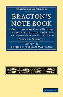 Couverture_Bracton’s Note Book
