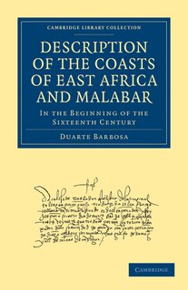 Couverture_Description of the Coasts of East Africa and Malabar