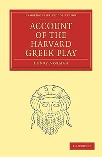 Couverture_Account of the Harvard Greek Play