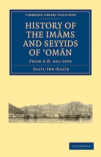 Couverture_History of the Imâms and Seyyids of ‘Omân