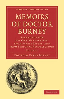Front cover_Memoirs of Doctor Burney