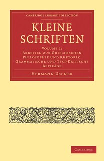 Front cover_Kleine Schriften
