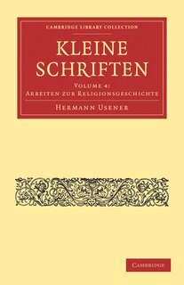 Front cover_Kleine Schriften