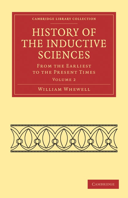 Front cover_History of the Inductive Sciences