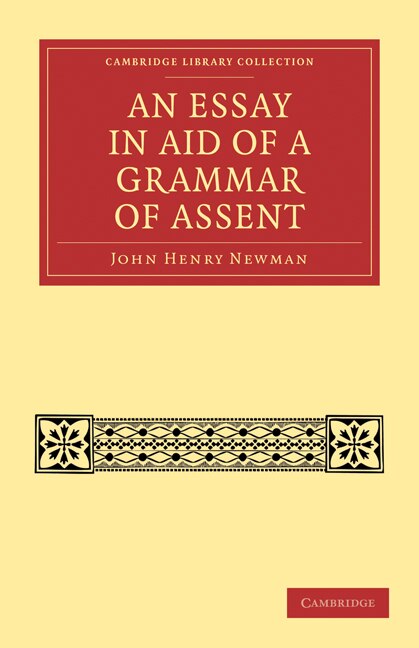 Front cover_An Essay in Aid of a Grammar of Assent