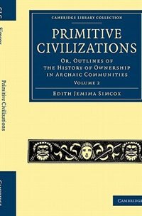 Couverture_Primitive Civilizations