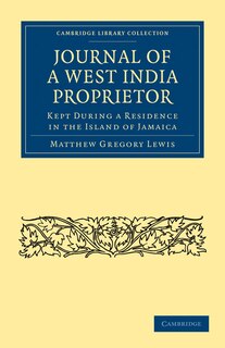 Front cover_Journal of a West India Proprietor