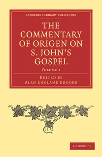 Front cover_The Commentary Of Origen On S. John's Gospel